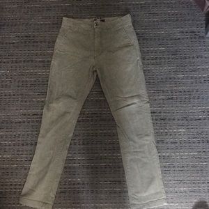Olive Green Straight Chino
